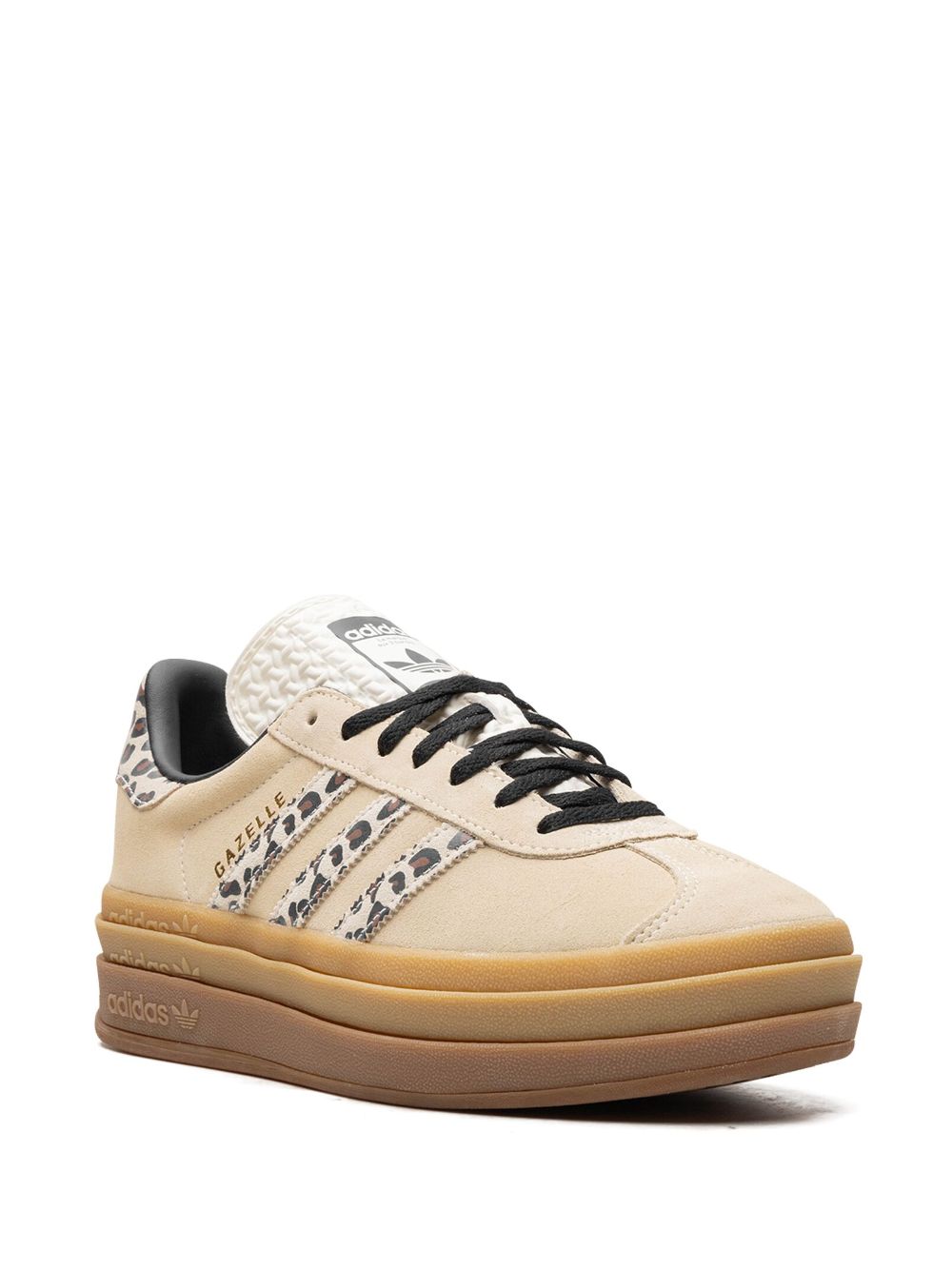 adidas Gazelle Bold Cream Black Leopard - obrazek 4
