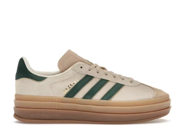 adidas Gazelle Bold Magic Beige Collegiate Green