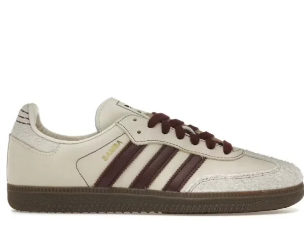 adidas Samba OG Wonder White Maroon