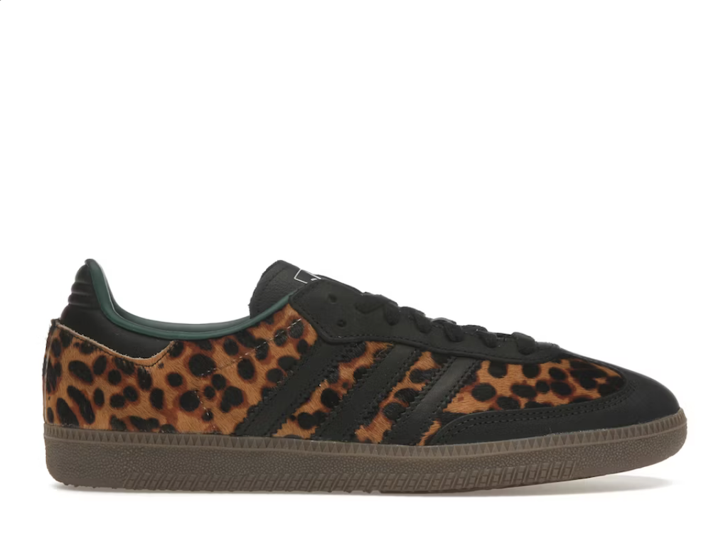 adidas Samba OG Black Green Leopard