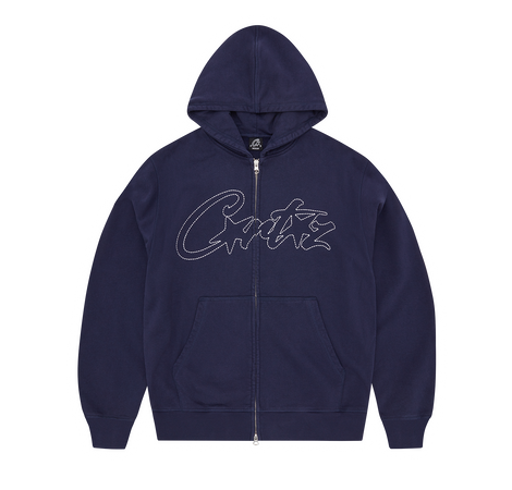 THICK STITCH ALLSTARZ ZIP HOODIE NAVY