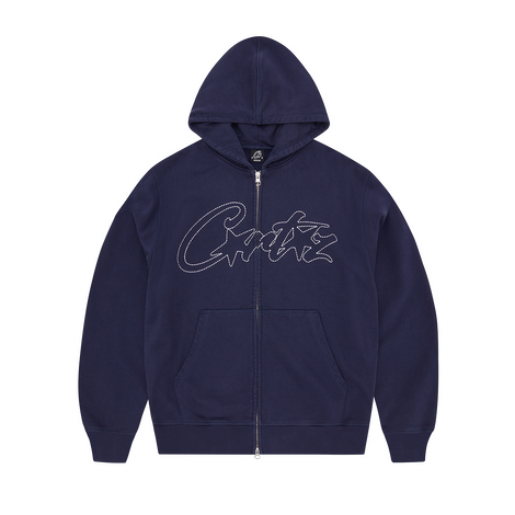 THICK STITCH ALLSTARZ ZIP HOODIE NAVY