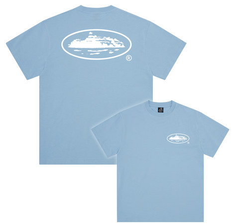 Corteiz OG Island Tee Baby Blue