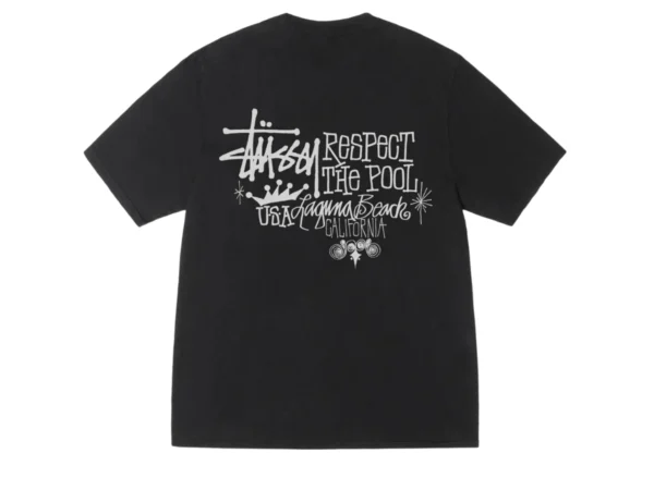 Stüssy Respect The Pool Pigment Dyed T-Shirt