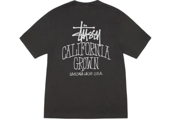 STÜSSY Respect The Pool Pigment Dyed T-Shirt Black