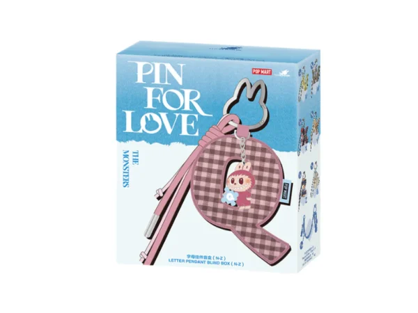 POP MART LABUBU THE MONSTERS Pin for Love Series- Letter Pendant Blind Box (N-Z)