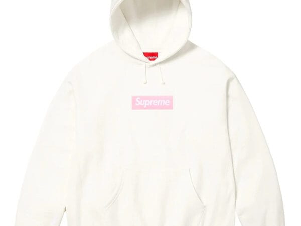 Supreme Box Logo Hooded Sweatshirt White (FW25)